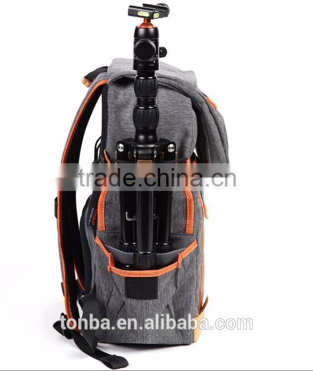 Multifunctional Theif-proof Professional Camera Bag and Photography Bag with Add Lens for Trekking