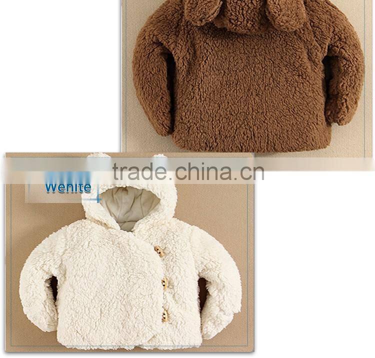 Bestal lamb coral fleece outwear coat for children