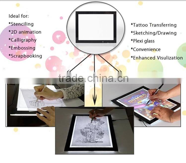Tattoo Tracing Light Box and Dimmable Light for Drawing LED Copy Board