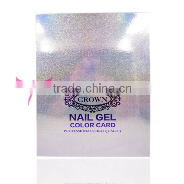 Factory OEM/ODM Nail Art Salon Color Chart Nail Gel Polish Display Book