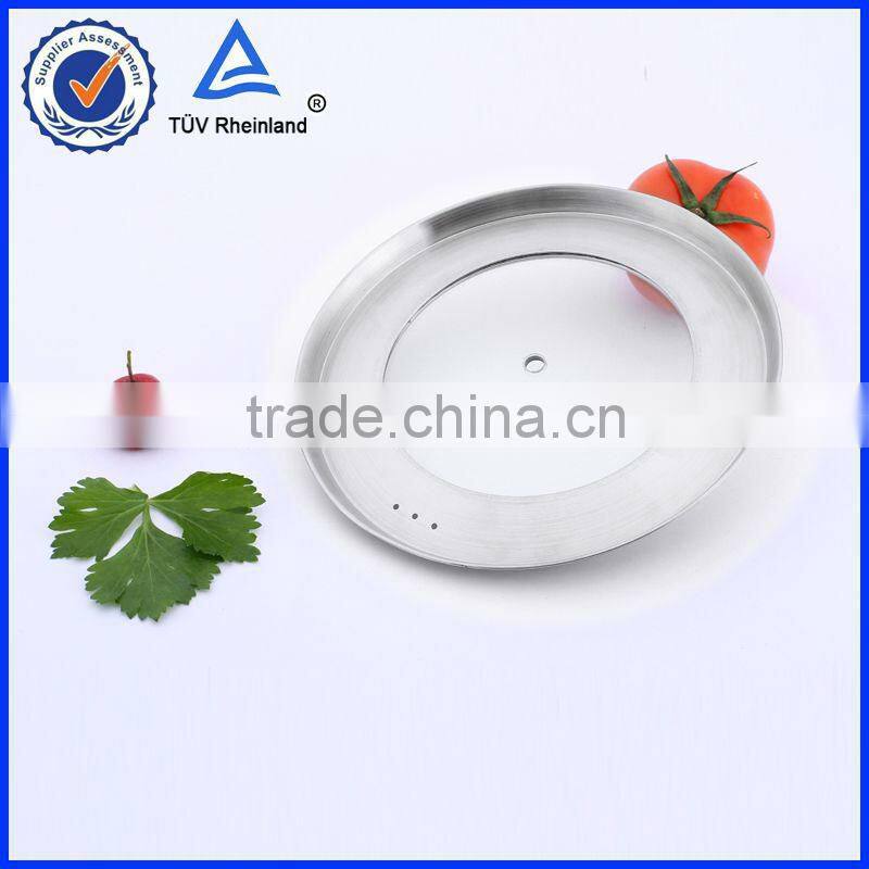 PB-1 Type Sanding Stainless Steel flat glass lid