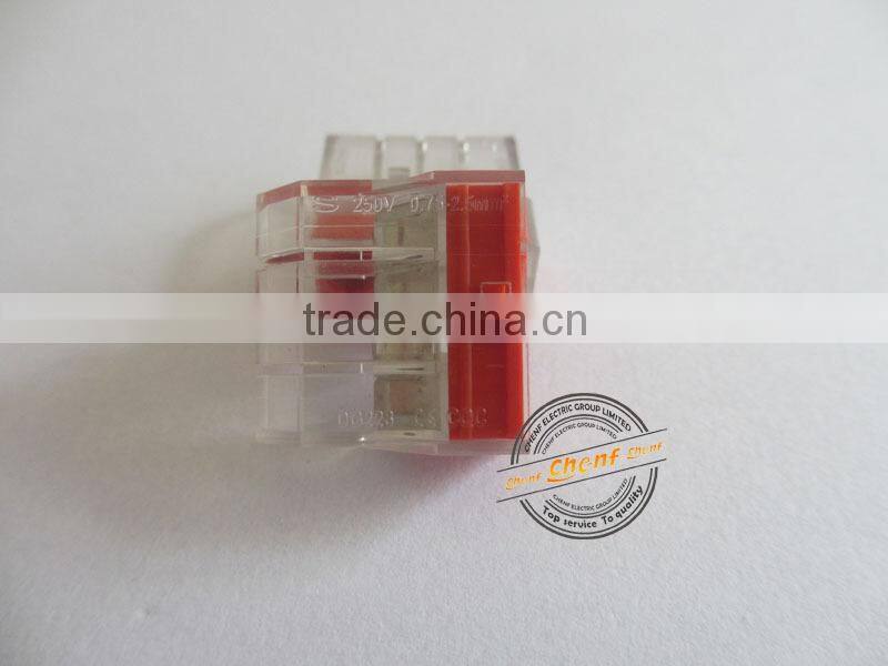 Newest Hot Sell 250v 4 Pin Push Wire Connectors (4 poles)