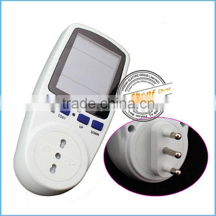 CE Approval Multi-function Italian Plug Socket Digital Power Meter