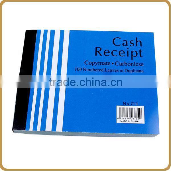 Handing hotel bill sample receipt of payment