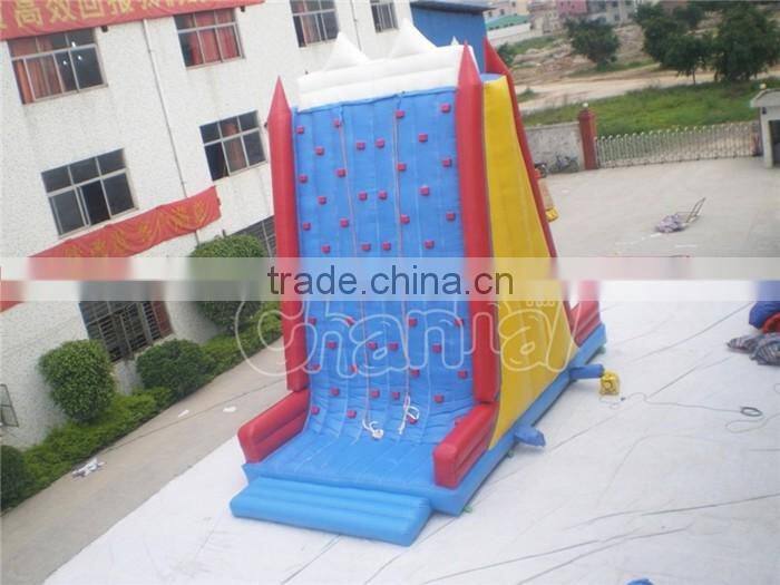 Outdoor used rock climbing wall inflatable rock climbing wall climb game