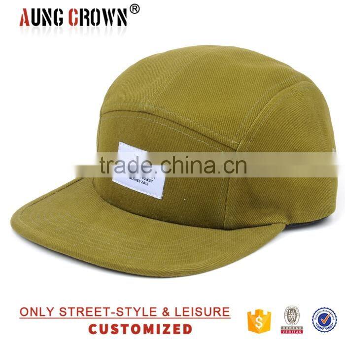American Style 5 Panel Hats Fashion Design
