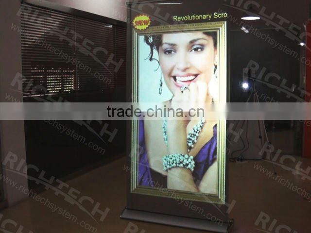 Richtech standard version electric roll up promotion banner for advertising