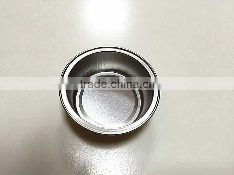 small round baking aluminum container