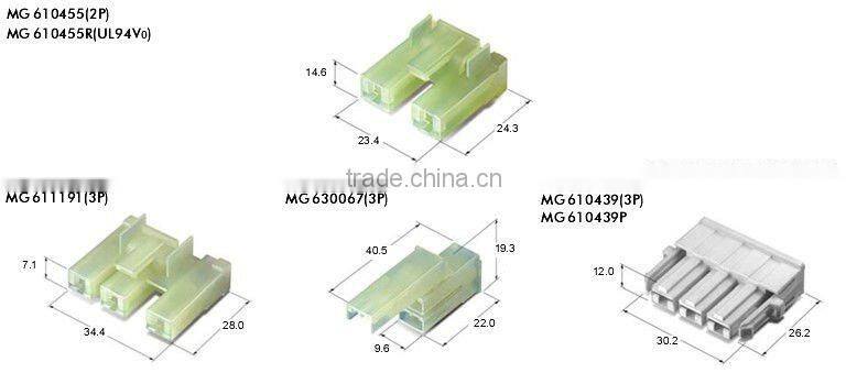 187 wire female terminal connector