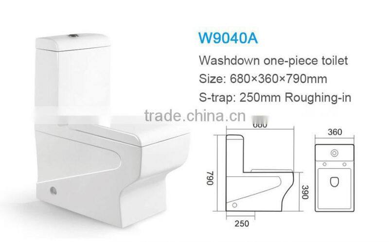 Square shape toilet design high quality toilets sale china factory