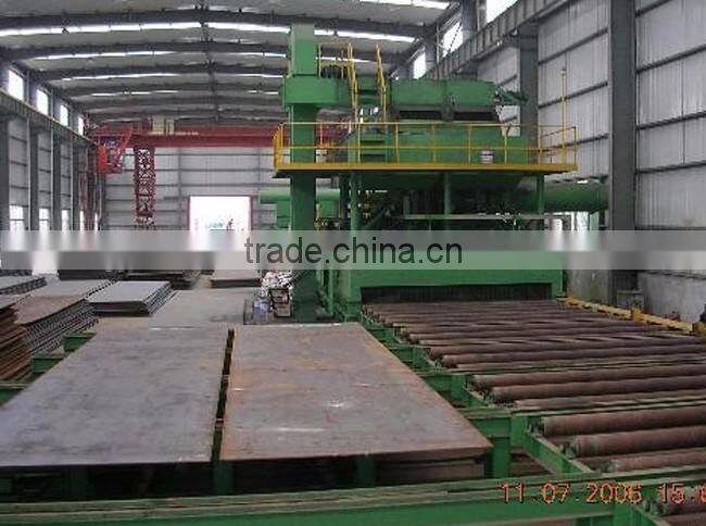 2016 hot sale Steel plate blasting machines/shot blasting machine