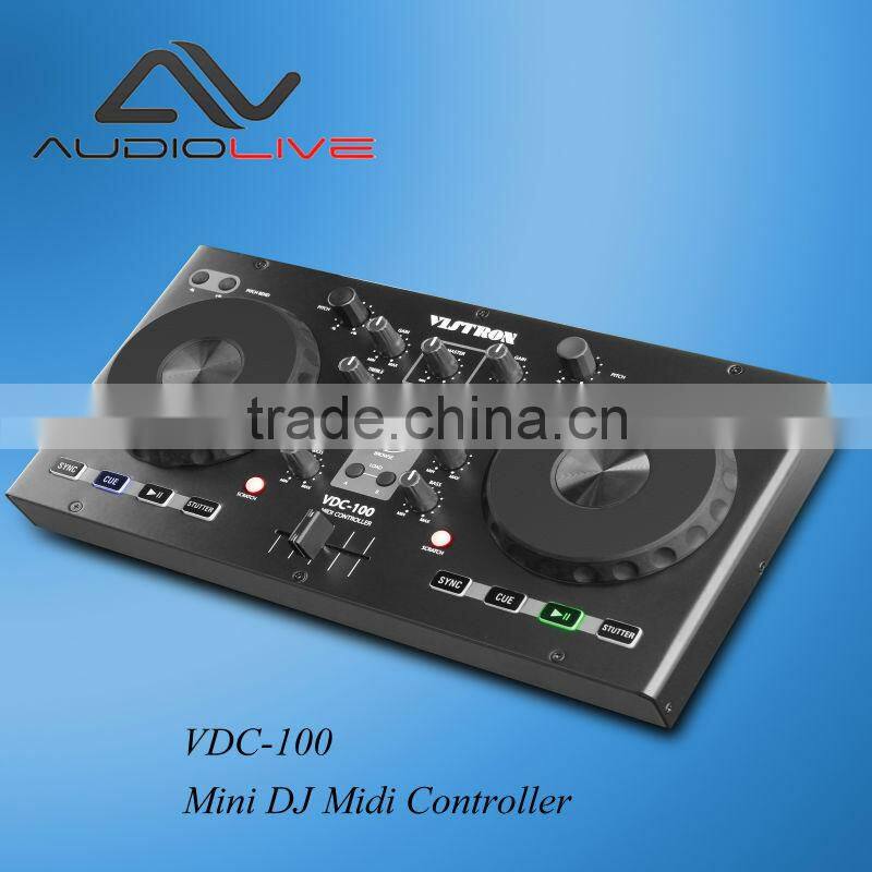 Mini Midi DJ Disco Night Clubs ontroller turntable VDC-100M