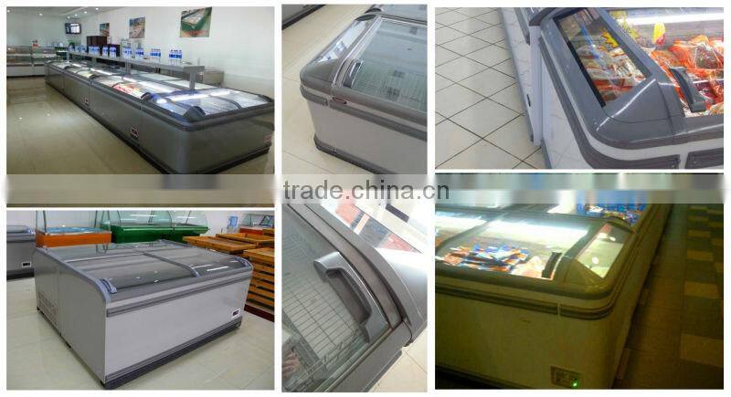 commercial fridge commercial freezer curved freezer island freezer