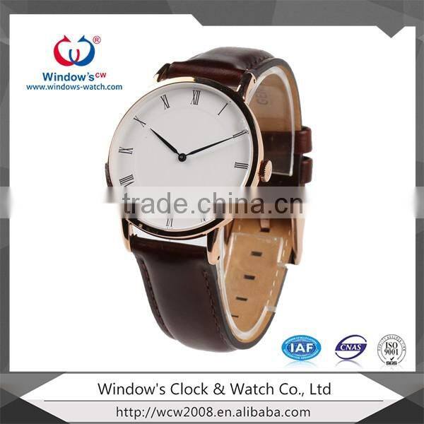 Custom ultrathin fashion stainless steel watch