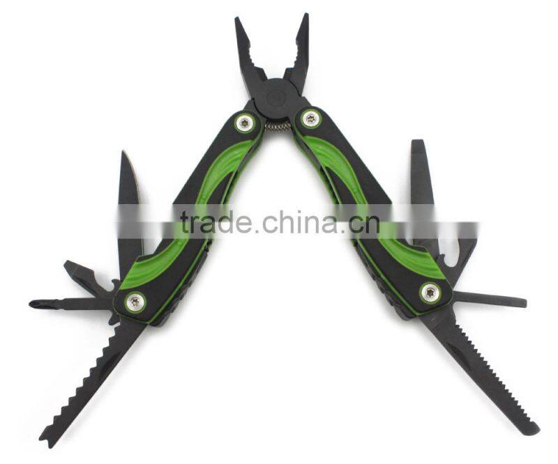 best black oxided camping combination multi functional tool / 13 in 1 multi tool/multi pliers