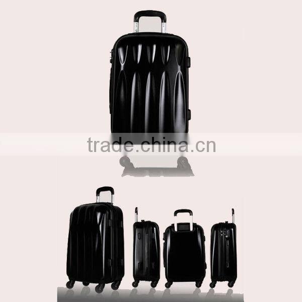 2016 Durable Hote PC for women travel trolley , Classical Design trolley set , Simple Hard luggage set