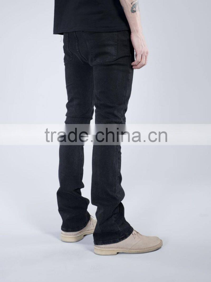 fashion design tight fit bootcut mens jeans JX020