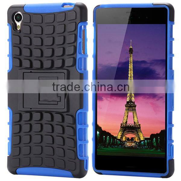 For Sony Xperia Z3 Phones Case Hard TPU Plastic Hybrid Case