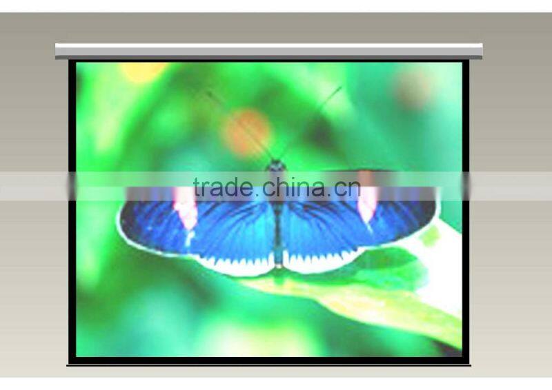 Glass fiber gray/white screen Tab Tensioned Electric Projection Screen