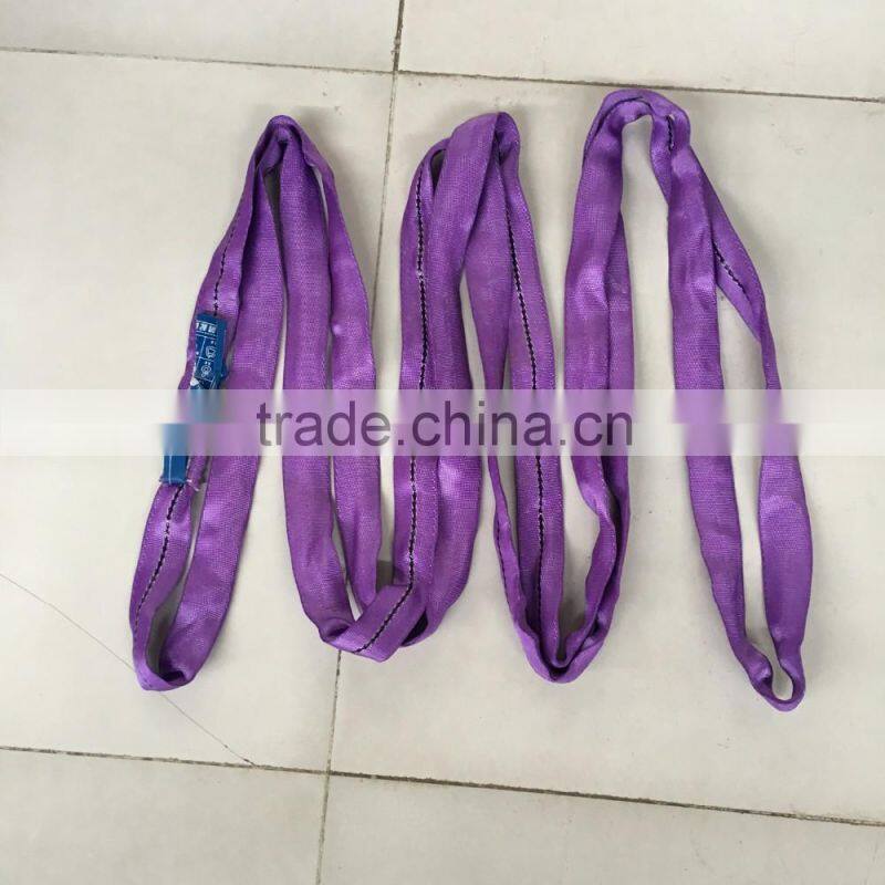 EN1492 EA type polyester material round soft lifting sling