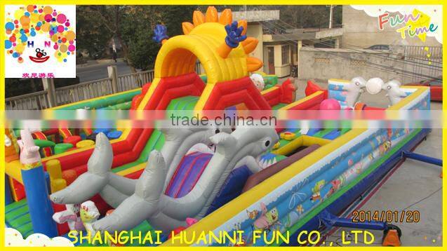 Customized inflatable inflatable bouncy castle for kids