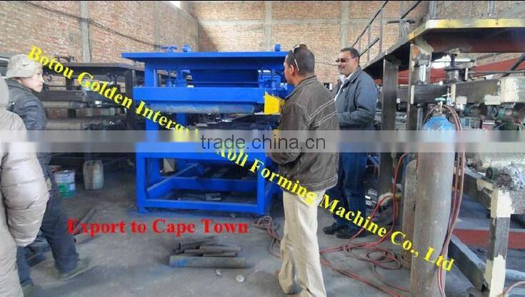 eps sandwich panel machine Trapezoidal Roofing Sheet Roll Forming Machine