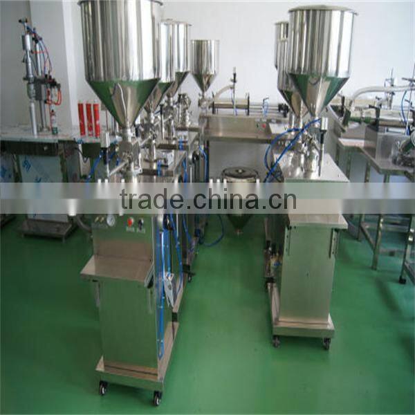 Semi automatic heat and filling machine/paste filling machine/cream filling machine/honey liquid filler