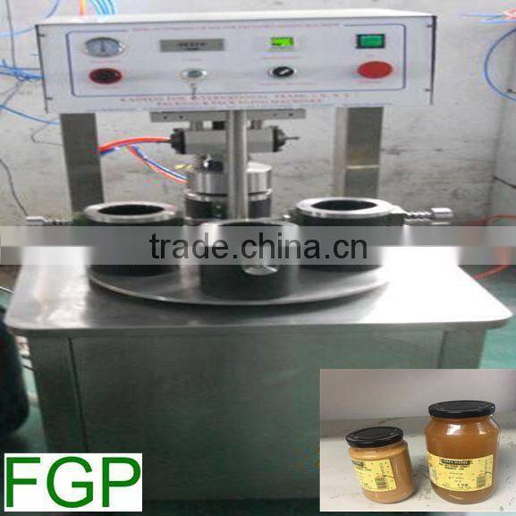 Semi-automatic rotary twist off cap vacuum capping machine vaccum capper sealer machine