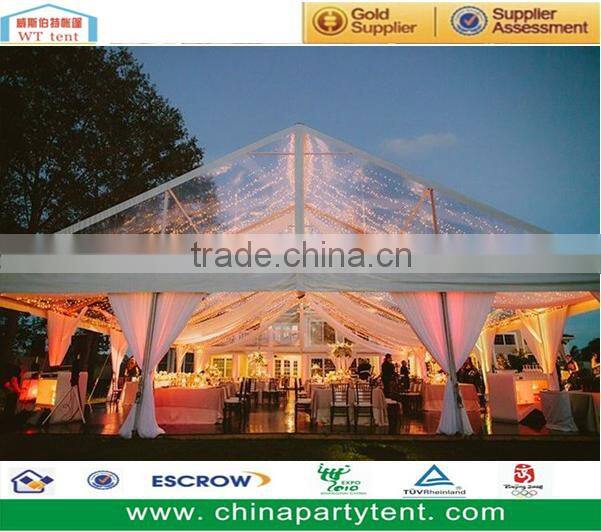 Clear Roof Glass Wedding Party Tranparent Tent for Sale