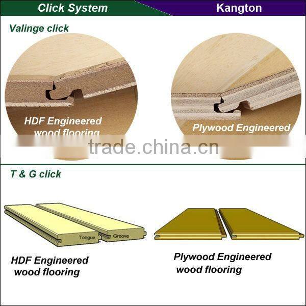 wire burshed 1/2''thinkness matte gloss european oak wood engineered floor