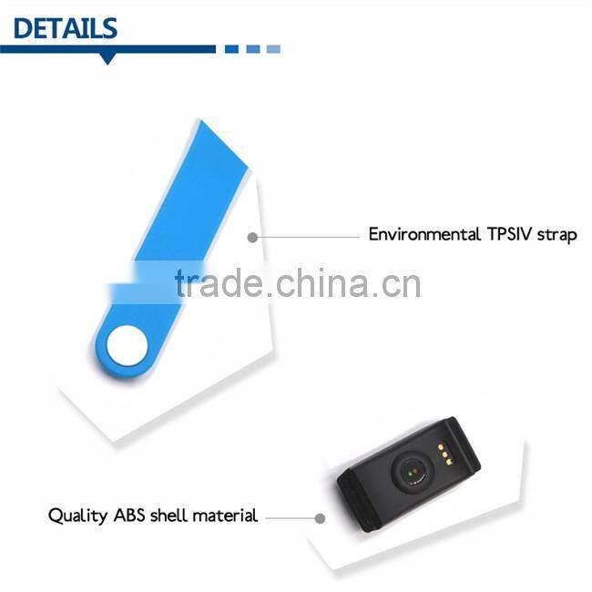 IP67 life waterproof smart band sleep monitor and heart rate monitor