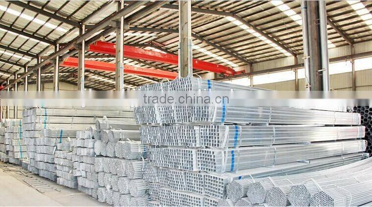 New arrival!!! galvanized erw steel pipe/tube for building greenhouse structure/tent pole