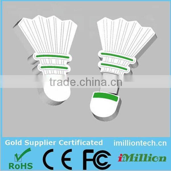 Hot badminton usb flash drive