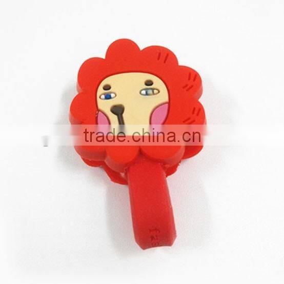 Creative cute coil winder silicone cable wire organizer bobbin winder