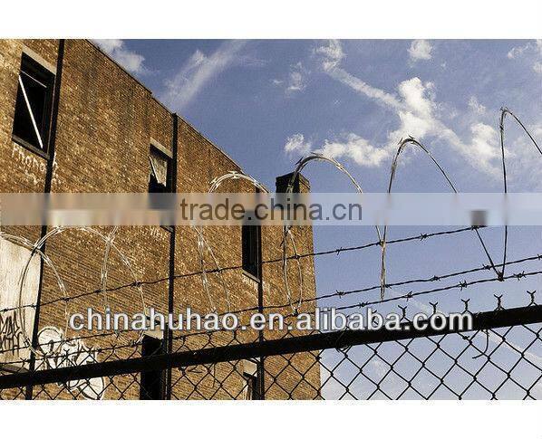 Hot-dip galvanized concertina razor barbed wire