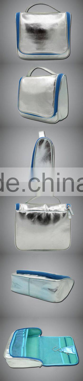 China Wholesale 2015 New Product for Fashion Women Glitter PU Cosmetic Bag