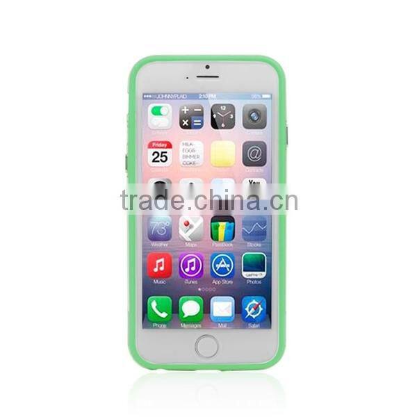 2015 Ultrathin TPU Case For iphone6,Hybrid Bumper Case For iPhone 6