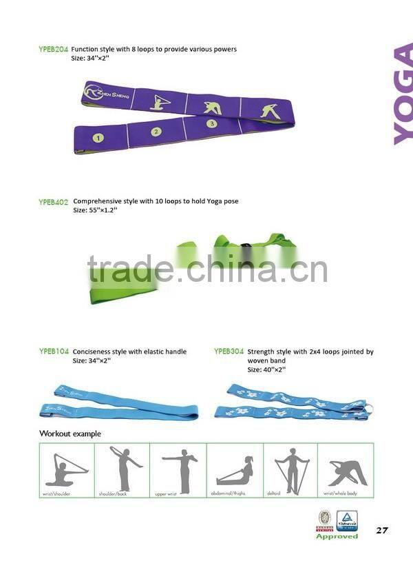 Zhensheng exercise stretch band yoga strap