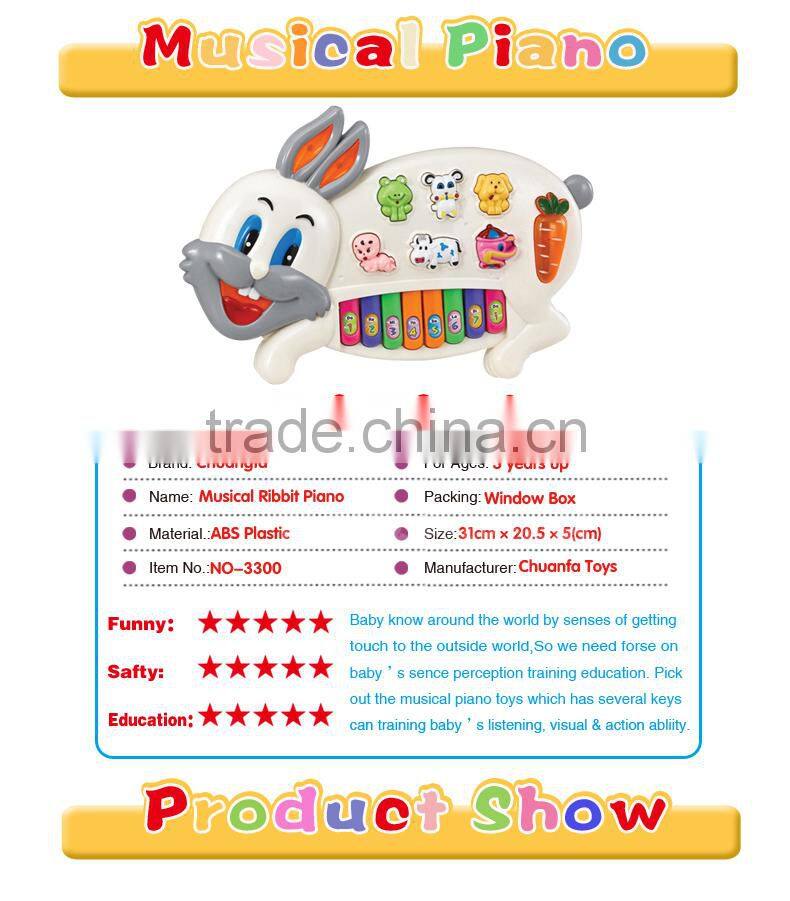 Baby electronics music instrument rabbit piano autism educational toys