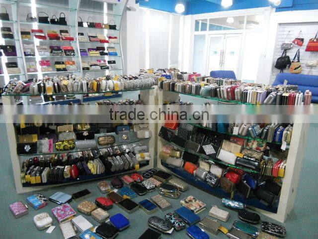 Beauty lady evening bags clutch bags with long shoulder chain