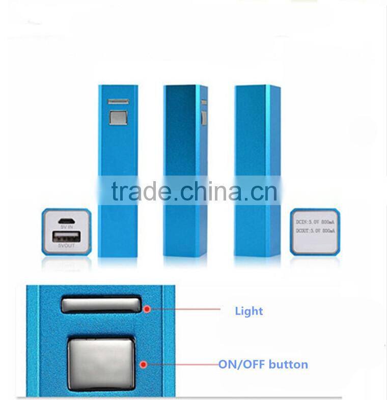 Colorful portable power bank with metal case, mobile power bank 20000mah