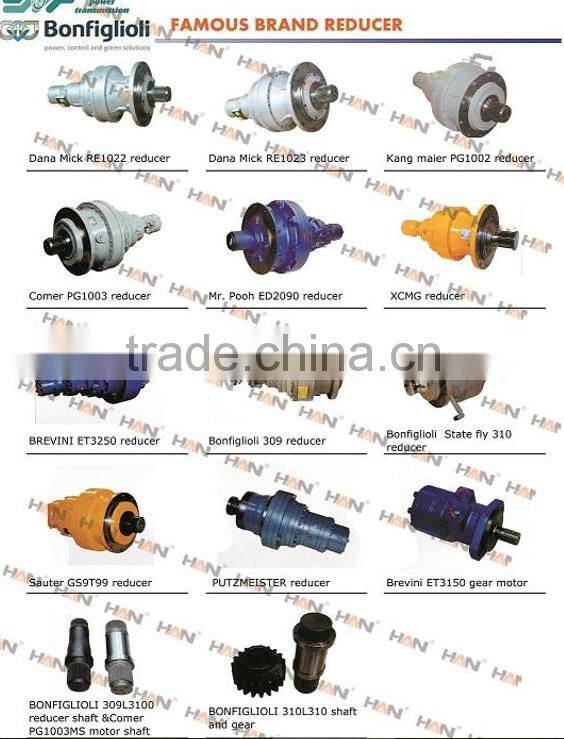 XCMG reducer for putzmeister sany schwing cifa concrete pump spare parts