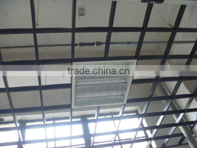 Grid drop ceiling light fixture 3x18w