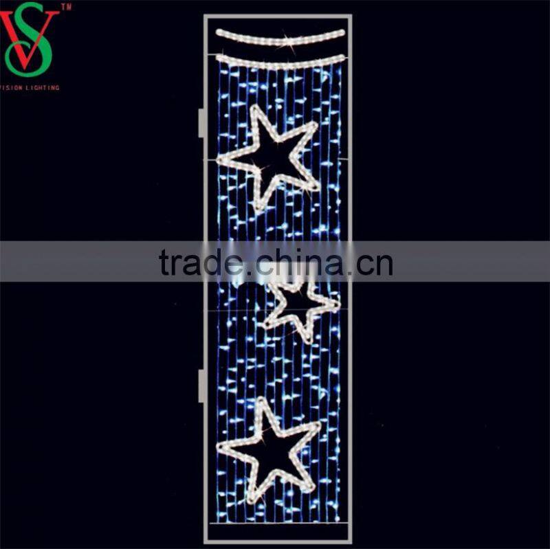 2D frame light led light angel for Christmas outdoor decorations