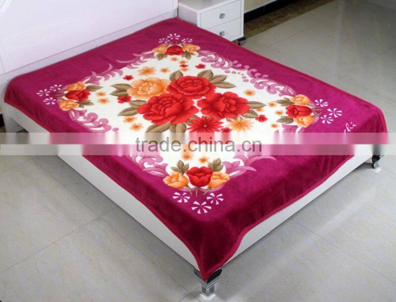 100% polyester 2-ply super soft mink baby toys promotion blanket