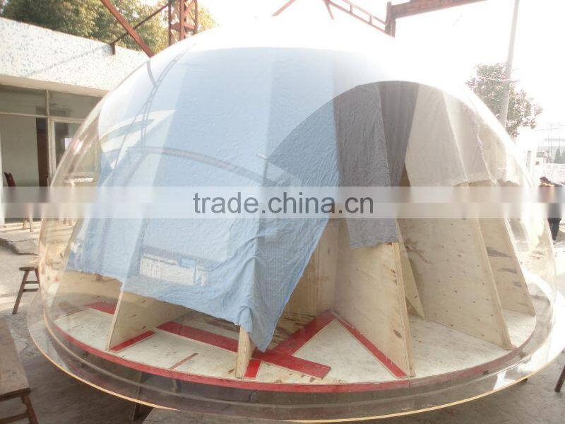 clear acrylic display sphere