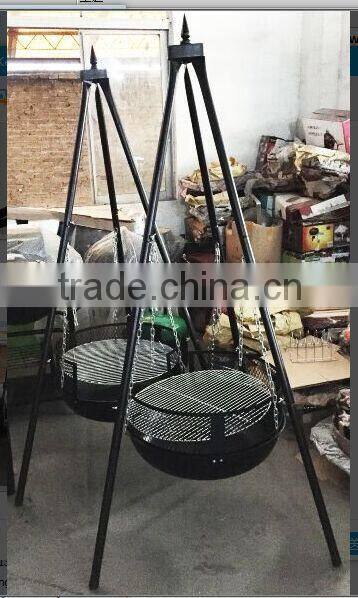 chain grill mutifuntion firepit and BBQ gril camping BBQ KY6318