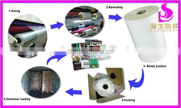 metalized thermal lamination bopp film