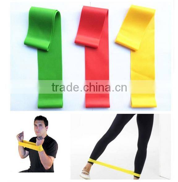 rubber latex Exercise Resistance Loop Bands Best for Stretching, Physical Therapy, Crossfit and Home gym
