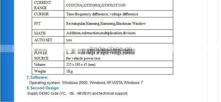 Hantek DSO3062AL 60MHZ 5in1 Oscilloscope 16CH logic analyzer Waveform Generator 200MSa/s DDS